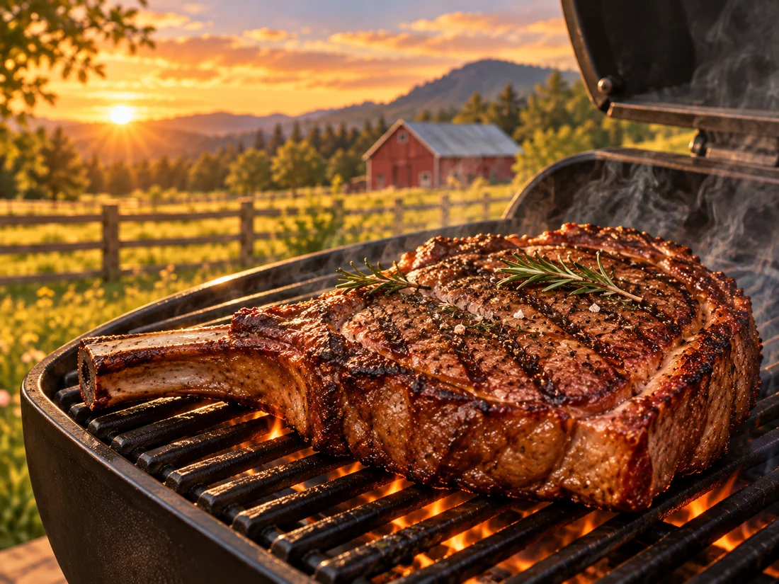 Steak grilling